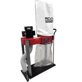 Lumberjack PRO SERIES 57 Litre Dust Extractor 750W Single Bag Collector with Floor Cleaner Attachment and Swivel Castors